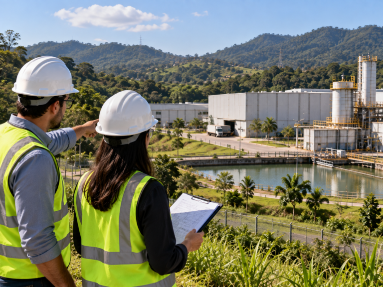 Consultor de SSMA visita indústria na região de Suzano e Mogi das Cruzes